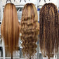 220% Cheap Price Transparent P4/27 Body wave 13*4 Full Lace Front Wig,Ombre Brown  Wigs,Honey Blond Highlight 4/27 Human Hair Wig