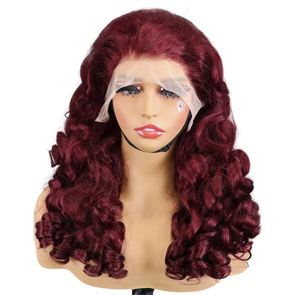 13*4 full front lace 300% Density Glueless Wig Bouncy Loose Can Be Perm & Dyed Best-Selling Factory in Stock Wholesale human hair super double drawn
