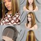 12-Inch 4x4 Closure Bob Wig with High-Density 100% Human Hair Available in Different Colors