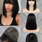 Bone Straight Bob Wigs Raw Brazilian Hair Vendor Natural Color Short Bob 1x4 Full Lace Front Human Hair Wigs for Black Women