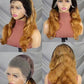 13x4 Full Frontal Lace Glueless Body Wave High-Density Pre-Plucked Human Hair Wigs Full Lace Glueless Body Wave High-Density