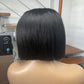 Super Double Drawn Bob Wig with 4x4 Closure Bone Straight Natural Color Made From High Quality Human Hair