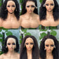HD High Density 13x4 Frontal Lace Black Women's Glueless Pre-Plucked Long Body Wave Pixie Curly Kinky Curly Water Wave Available