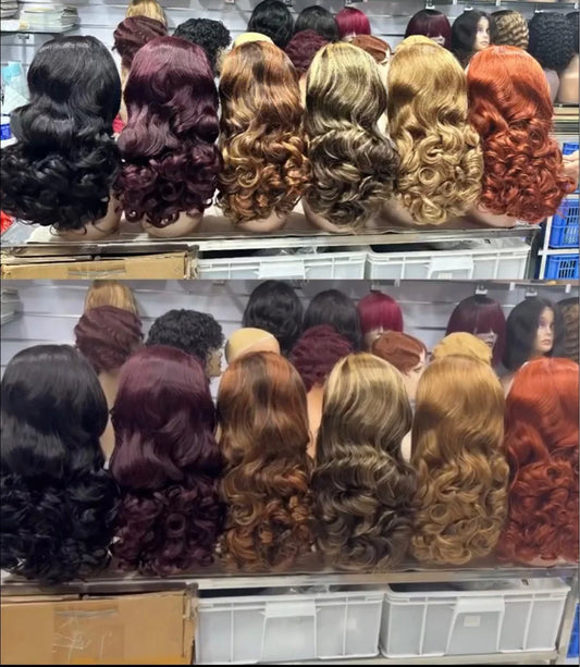 Super Double Drawn Quality 13*4 Lace Front Wig Bone Straight High Quality Human Hair with Loose Fashion High Density