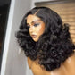 Bouncy Loose Curly Hair 13x4 full Lace Front Wig Human Hair Wavy Bouncy Egg Curl 300 Density Full Lace Frontal Wig Human Hair Wig Glueless