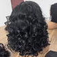 Bouncy Loose Curly Hair 13x4 full Lace Front Wig Human Hair Wavy Bouncy Egg Curl 300 Density Full Lace Frontal Wig Human Hair Wig Glueless