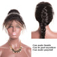 360 Transparent Lace 100% Human Hair Wig Tied to Ponytail High Ponytail invisi strap Wig 250% Density Glueless Wigs
