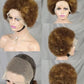 13x4 Full Frontal Afro Curly Wig Pixie Cut in Various Colors for Black Women
