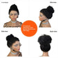 360 Ball Head Round Bun Full Lace Wig afro curly Vietnamese hair Fully Handwoven 14 16 18inch with hidden strap and Gluless wig wear&go wig