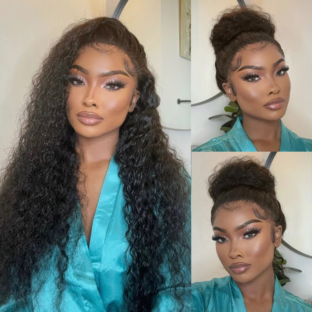 360 Full Lace Frontal Pixie  Curly Wigs Cuticle Aligned Raw Indian Hair Wig HD swiss Lace Front Wigs Human Hair