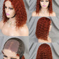 High-Density 4x4 Closure Bob Wig with Water Wave Style Available in Various Colors Category Human Hair Wigs