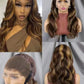 13x4 Full Frontal Lace Glueless Body Wave High-Density Pre-Plucked Human Hair Wigs Full Lace Glueless Body Wave High-Density