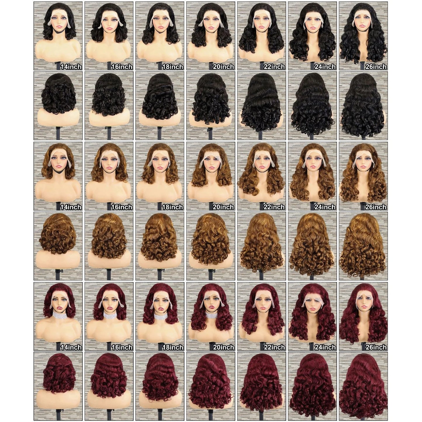13*4 full front lace 300% Density Glueless Wig Bouncy Loose Can Be Perm & Dyed Best-Selling Factory in Stock Wholesale human hair super double drawn
