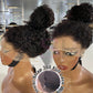 360 Full Lace Frontal Pixie  Curly Wigs Cuticle Aligned Raw Indian Hair Wig HD swiss Lace Front Wigs Human Hair