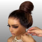 Yaki 360 Lace Front Wigs 22inch 250% Human Hair Invisi Drawstring Pre Bleached Pre Cut Lace Pre Plucked Human Hair Wigs for Black Women