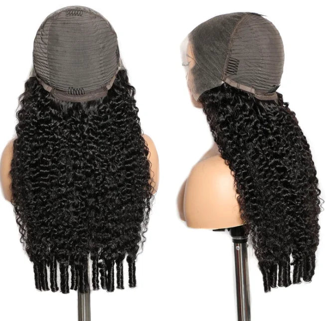 16A Raw Human Hair Wig Virgin New Burmese Curly 250% Lace Front 13X4 HD Transparent Frontal Glueless Wig for Black Women