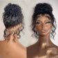 360 Pre Cut Invisible HD Lace Front Glueless Straight KKS KC Hidden Strap 14-28 Inch Raw India Human Hair Wigs with Transparent Lace