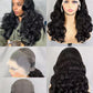 Bouncy Loose Curly Hair 13x4 full Lace Front Wig Human Hair Wavy Bouncy Egg Curl 300 Density Full Lace Frontal Wig Human Hair Wig Glueless