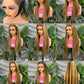 Ombre 4/27 Highlight 220% Frontal Wig Brazilian Hair 13x4 Frontal Glueless Wigs straight silky Human Hair Lace Front Lace Frontal Wigs
