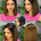Glueless Wigs Human Hair Pre Plucked Pre Cut Wear and Go 5X5 HD Lace 99j Closure Bob Wig Straight Short Bob Wig Human Hair for Women
