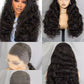 Glueless Fumi Loose 13x4 Lace Frontal Wigs 300% Full Human Hair Wigs Wholesales 14-26 Inches Factory Sales