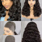 Glueless Fumi Loose 13x4 Lace Frontal Wigs 300% Full Human Hair Wigs Wholesales 14-26 Inches Factory Sales