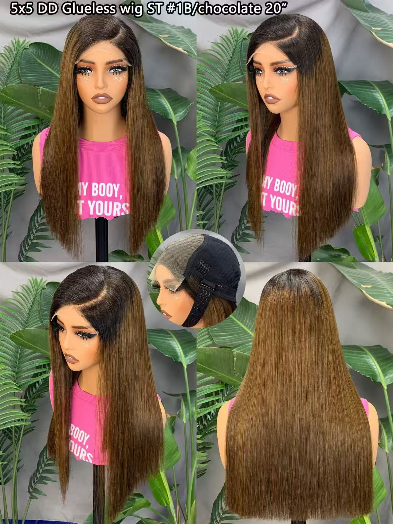 Double Drawn Vietnamese Human Hair Wigs 200% Density 5x5 Hd Lace Frontal Human Wig SDD Bone Straight Short Bob Wigs for Black Women