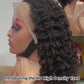 HD High Density 13x4 Frontal Lace Black Women's Glueless Pre-Plucked Long Body Wave Pixie Curly Kinky Curly Water Wave Available