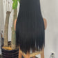 4x4 250% Cheap Double Drawn Bone Straight Glueless Wig With Fringe Raw Vietnamese Human Hair Wigs Smooth Straight Wigs With Bang