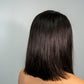 Human hair wig 4x4 closure lace bob wig super double drawn quality 180%density