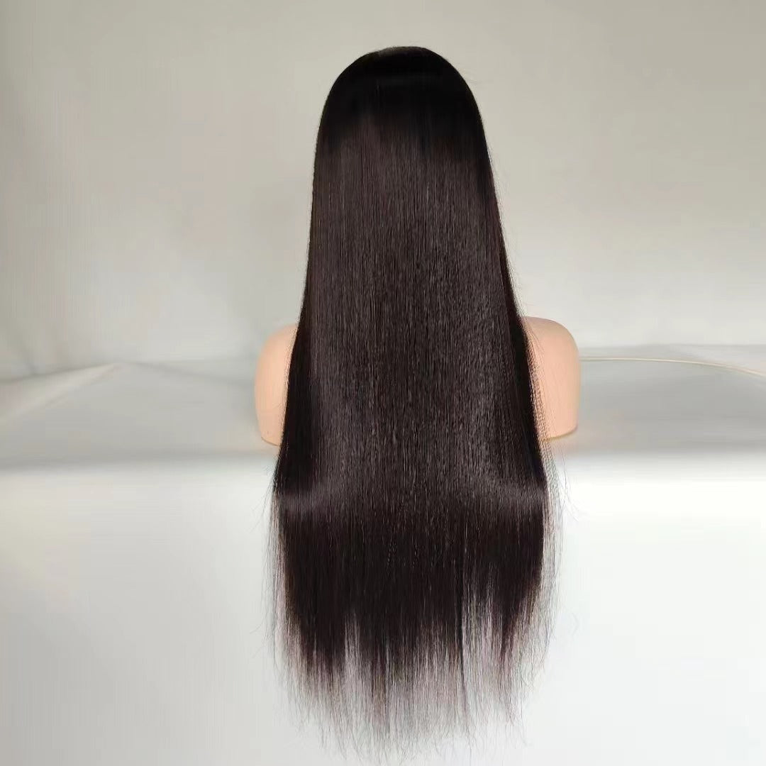 Human hair full lace wig 12A quality 180% density human hair wig