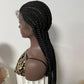 Wholesale Wig Manufacturer 24 Inch36 Inch Braids Wigs Lace Front Synthetic Braiding Hair Wigs
