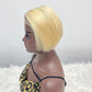 Human Hair Pixie Cut Wigs Short Bob Curly Wig 13*1 T-part Frontal Lace Pixie Cut Wig